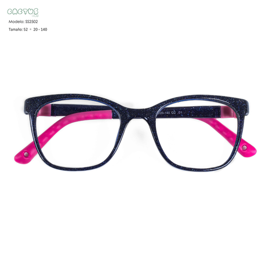 Cactus SS2502 — Lentes flexibles para niños con blue protect incluido