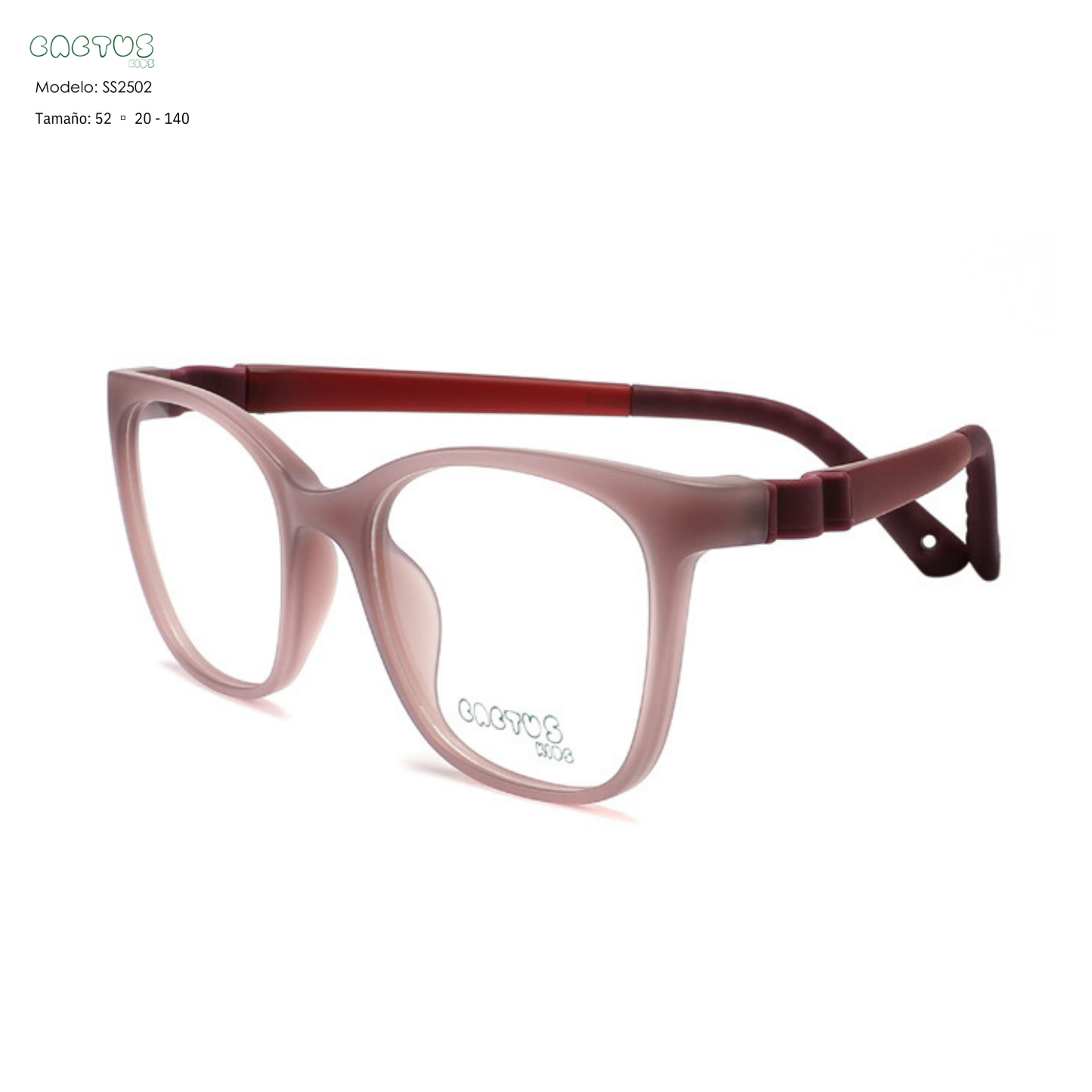 Cactus SS2502 — Lentes flexibles para niños con blue protect incluido