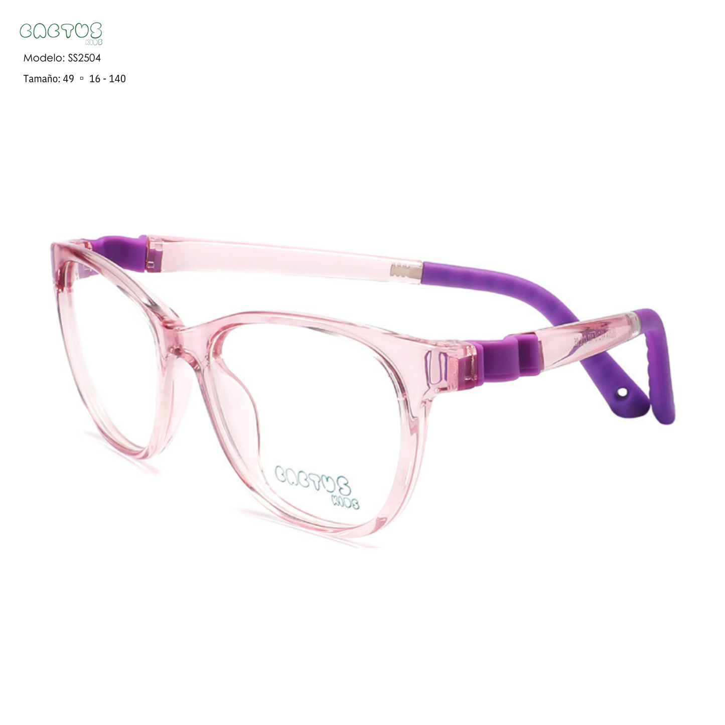 Cactus SS2504 — Lentes flexibles para niños con blue protect incluido