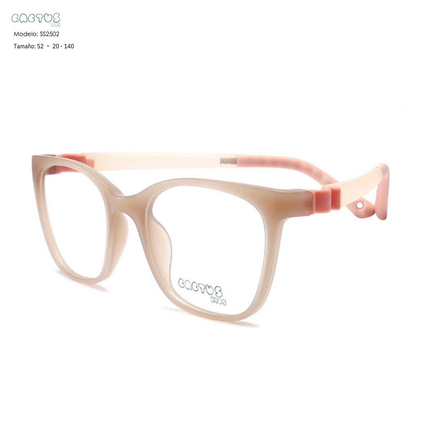 Cactus SS2502 — Lentes flexibles para niños con blue protect incluido