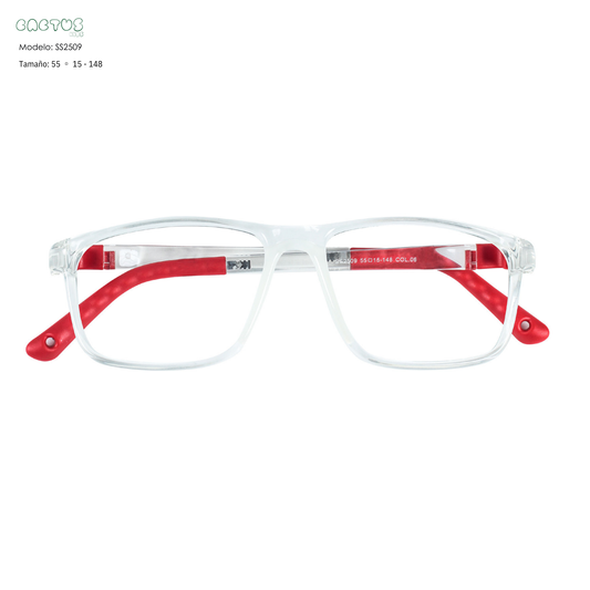 Cactus SS2509 — Lentes flexibles para niños con blue protect incluido