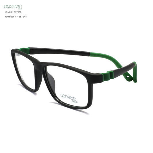 Cactus SS2509 — Lentes flexibles para niños con blue protect incluido