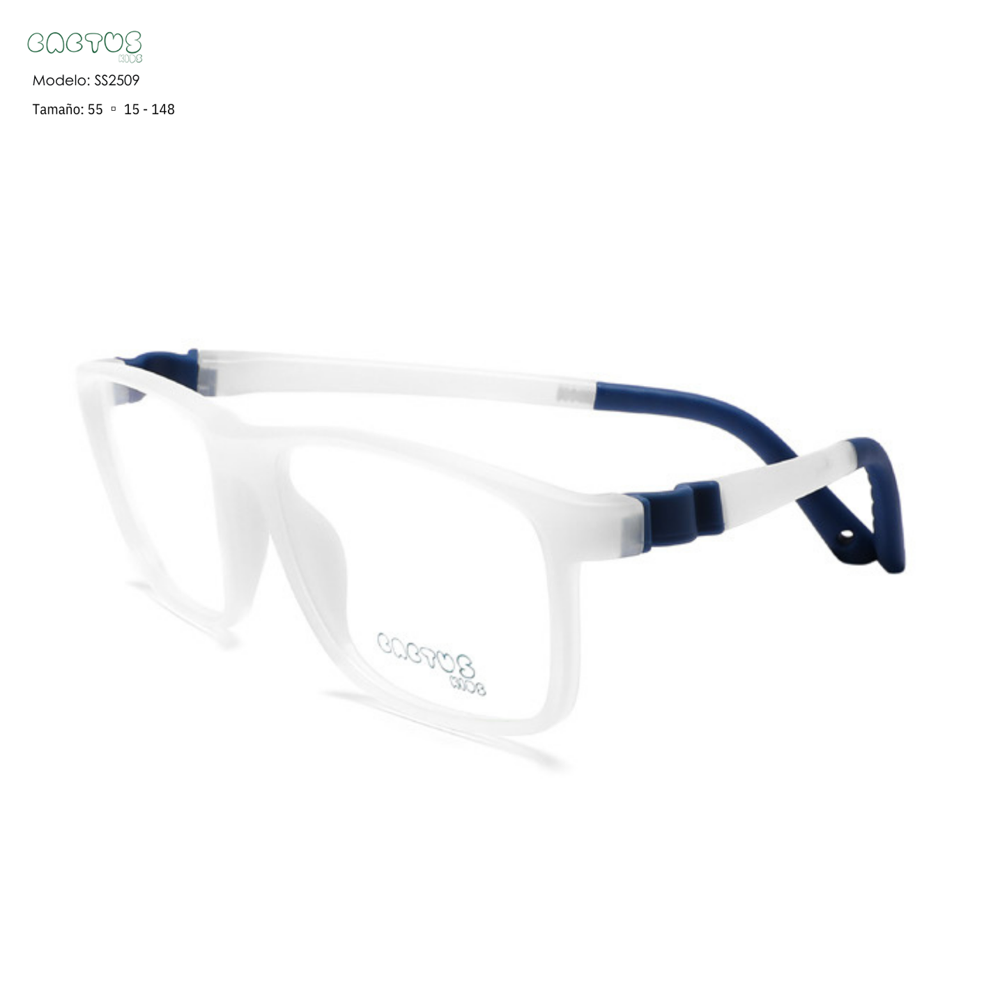 Cactus SS2509 — Lentes flexibles para niños con blue protect incluido