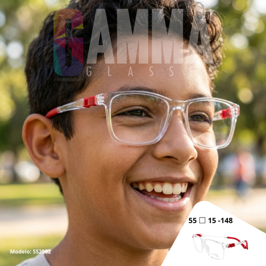 Cactus SS2504 — Lentes flexibles para niños con blue protect incluido