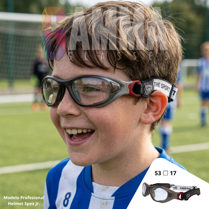Liberty Rec Specs Helmet Spex - Junior: Gafas Deportivas de Alto Impacto